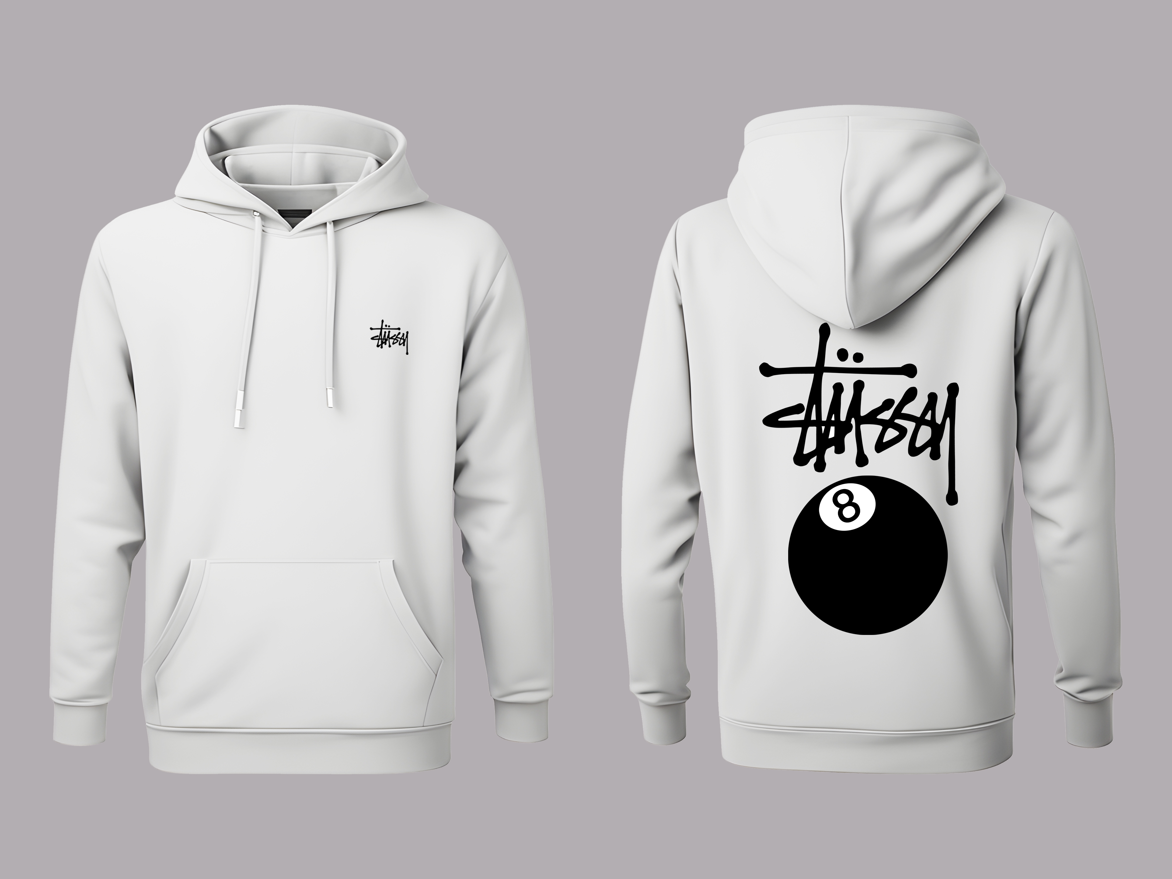 Hoodie-Stussy Style